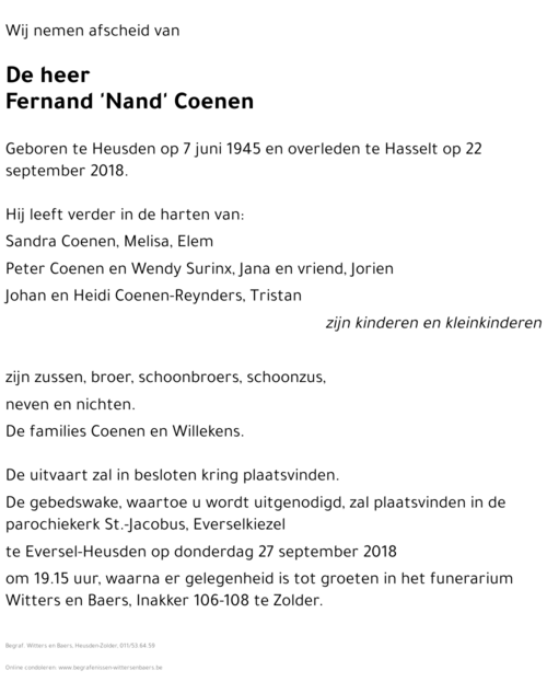 Fernand Coenen