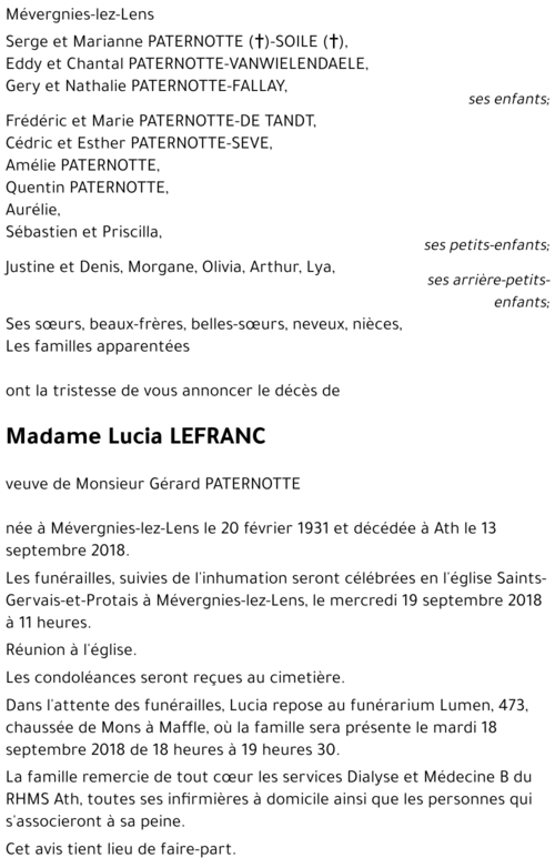 Lucia LEFRANC