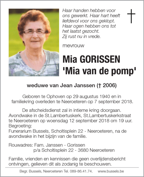Mia Gorissen