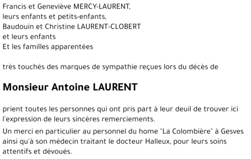 Antoine LAURENT
