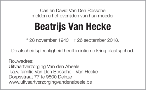 Beatrijs Van Hecke
