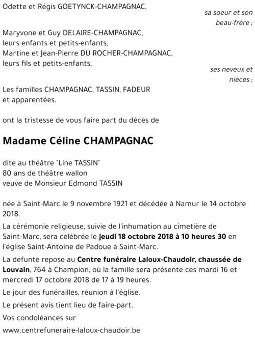 Céline CHAMPAGNAC