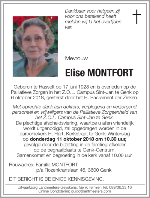 Elise MONTFORT