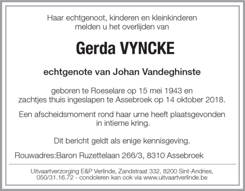 Gerda Vyncke