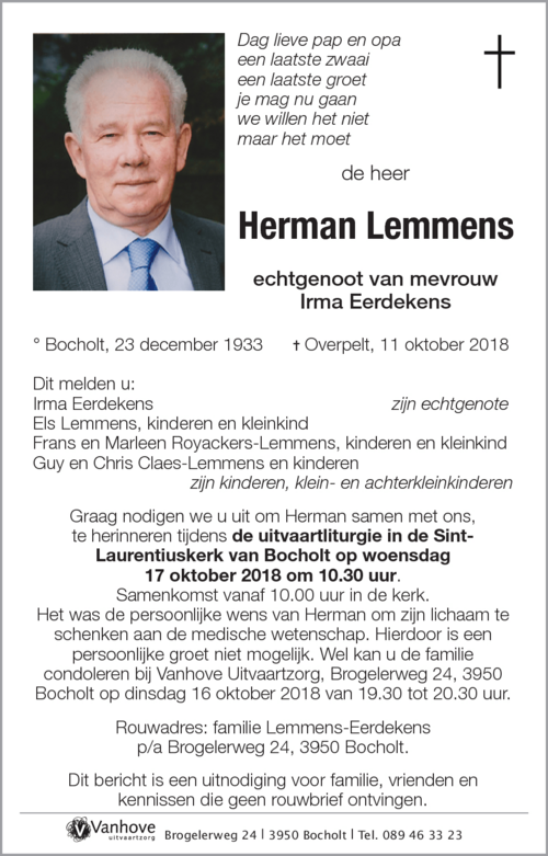 Herman Lemmens