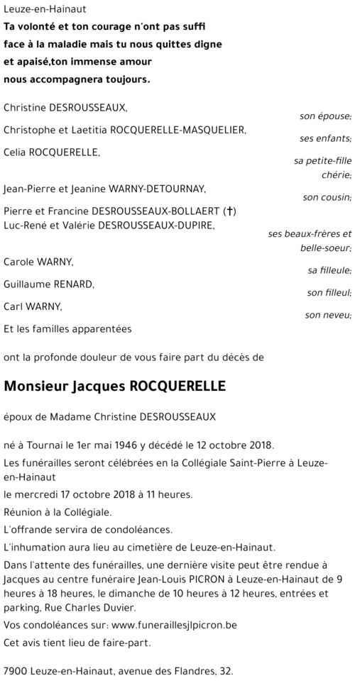 Jacques ROCQUERELLE