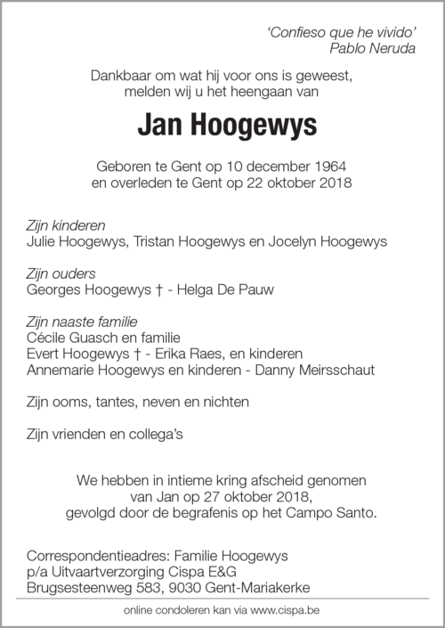Jan Hoogewys