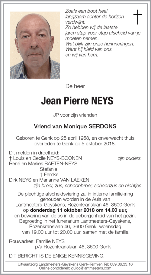 Jean Pierre JP Neys