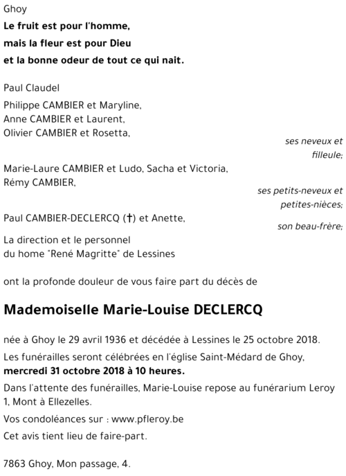 Marie-Louise Declercq