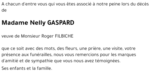 Nelly GASPARD