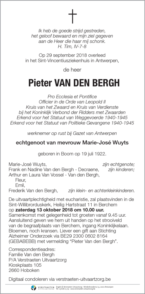 Pieter Van den Bergh