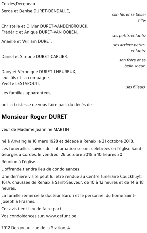 Roger Duret