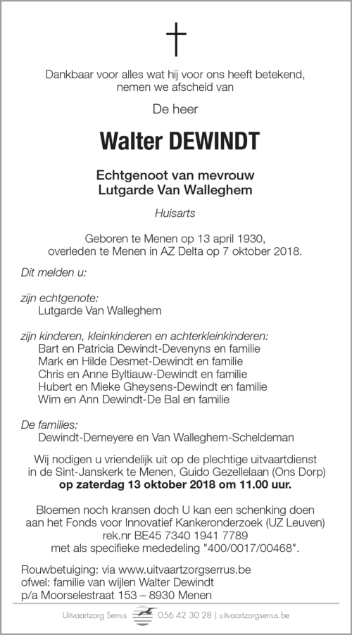 Walter Dewindt