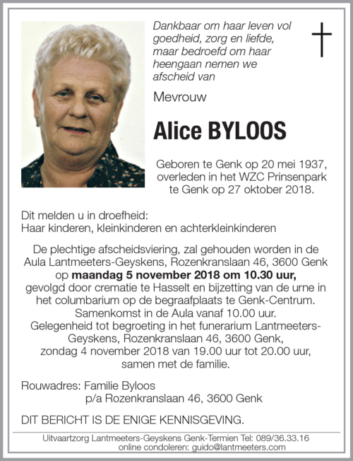 Alice BYLOOS