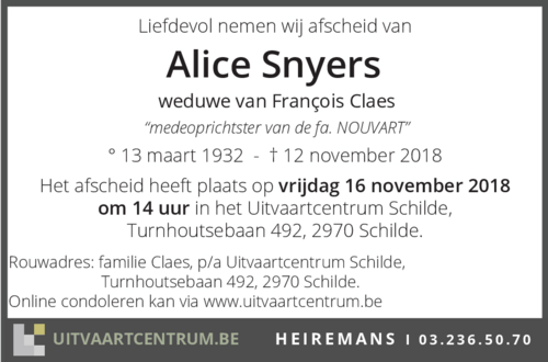 Alice Snyers