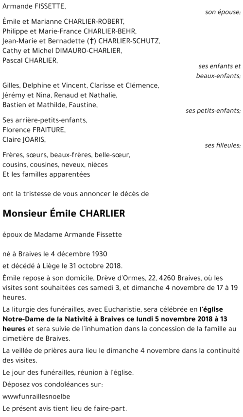 Émile CHARLIER