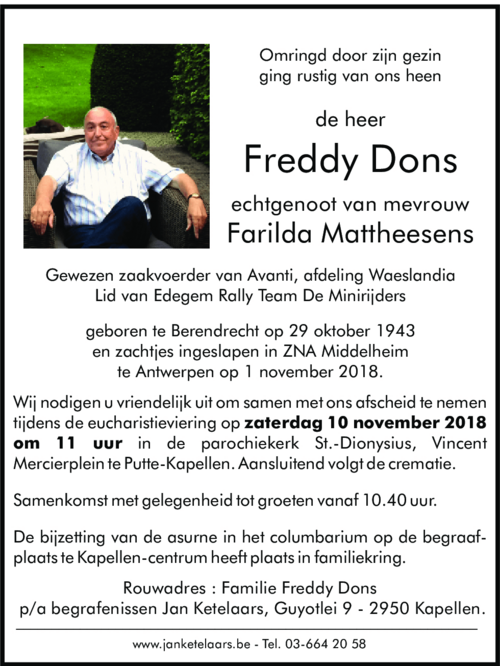 Freddy Dons