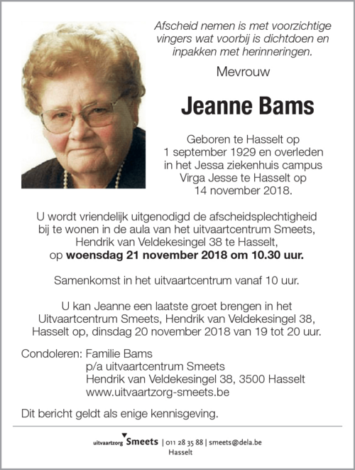 Jeanne Bams