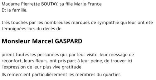 Marcel GASPARD