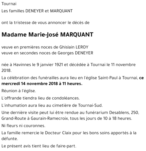 Marie-José MARQUANT