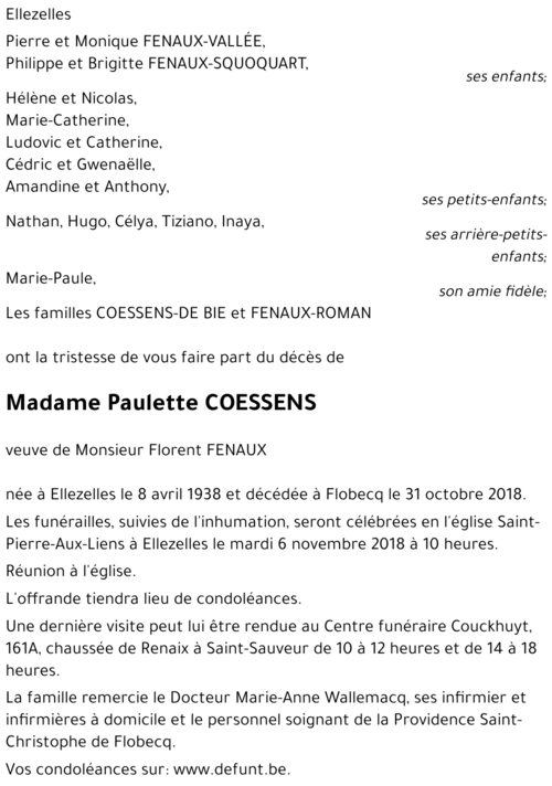 Paulette COESSENS