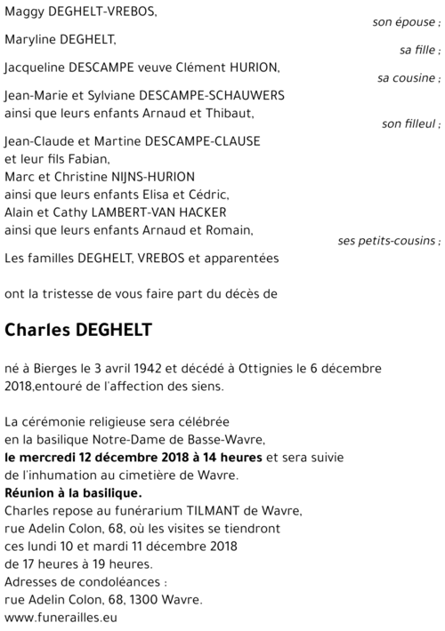 Charles DEGHELT
