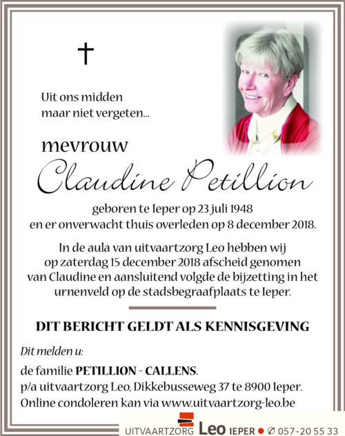 Claudine Petillion