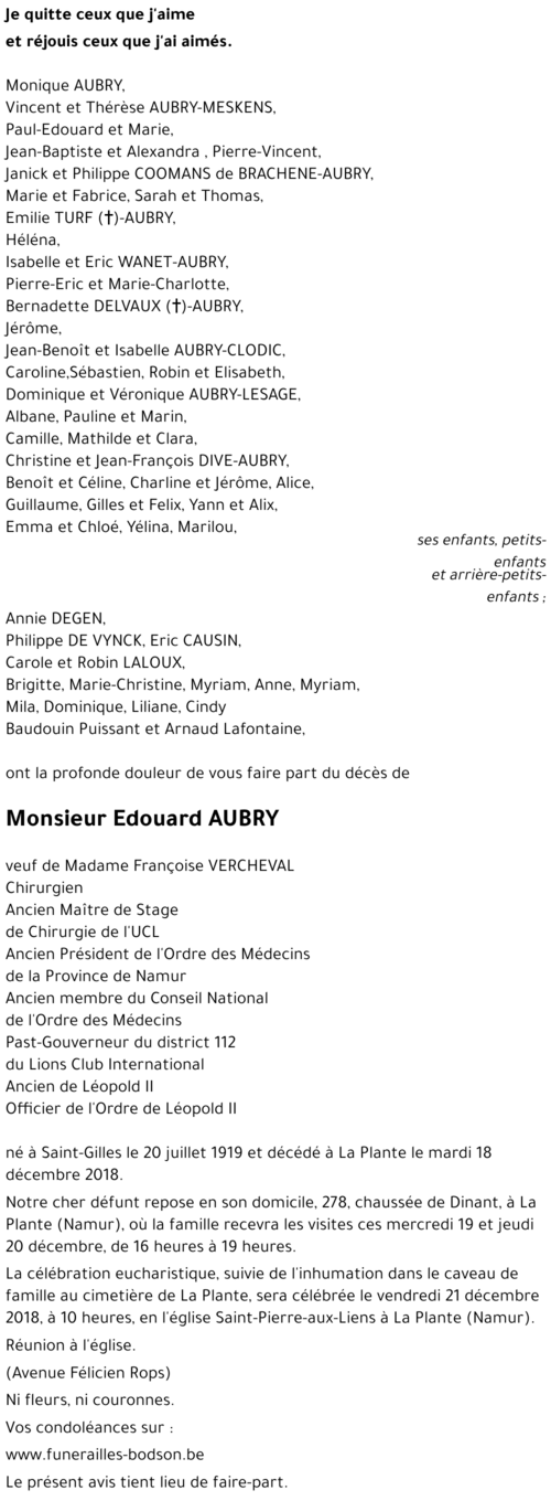 Edouard AUBRY