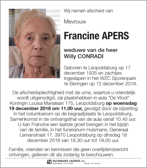 Francine Apers