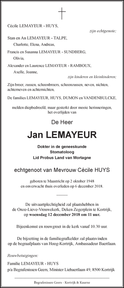 Jan LEMAYEUR