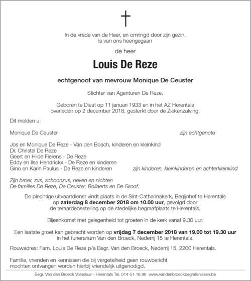 Louis De Reze