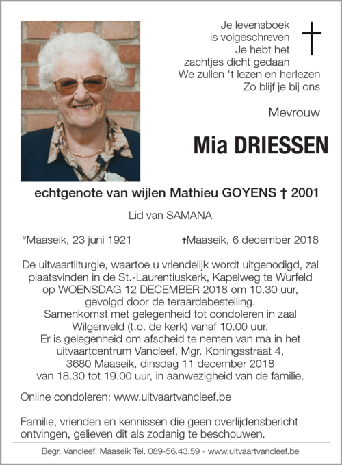 Mia Driessen