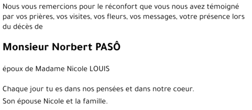 Norbert PASÔ