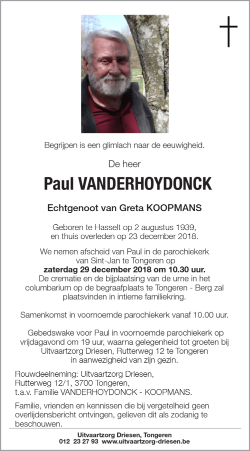 Paul Vanderhoydonck
