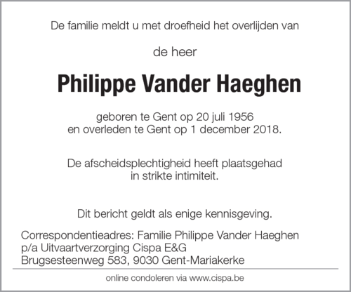 Philippe Vander Haeghen