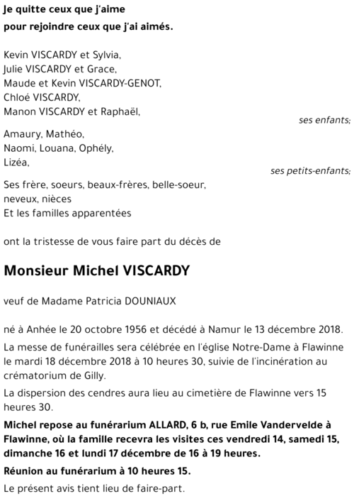VISCARDY Michel