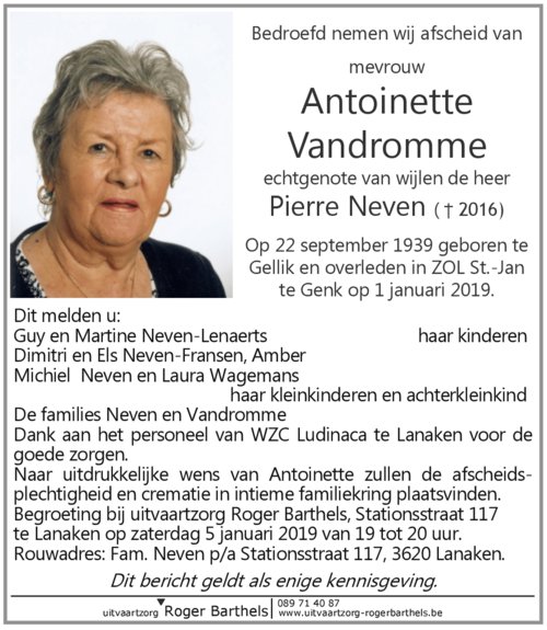 Antoinette Vandromme