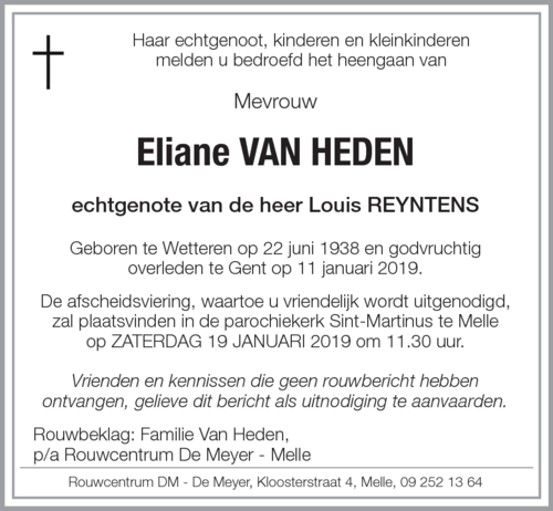 Eliane Van Heden