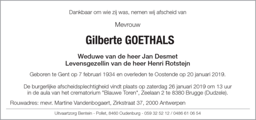 Gilberte Goethals