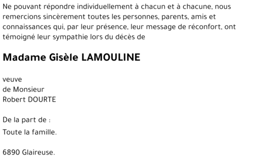 Gisèle LAMOULINE