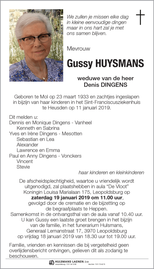 Gussy Huysmans