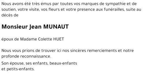 Jean MUNAUT