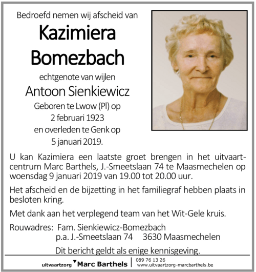 Kazimiera Bomezbach