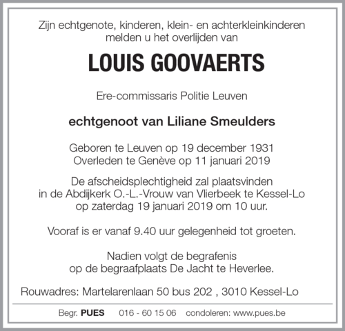 Louis Goovaerts