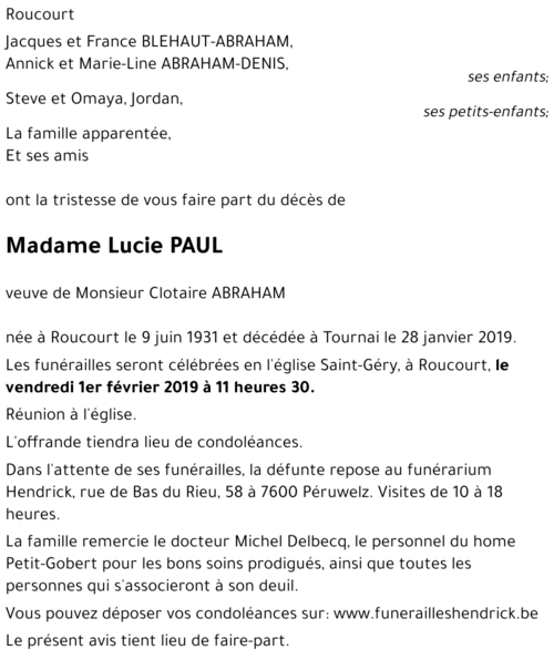 Lucie PAUL