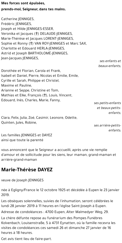 Marie-Thérèse DAYEZ