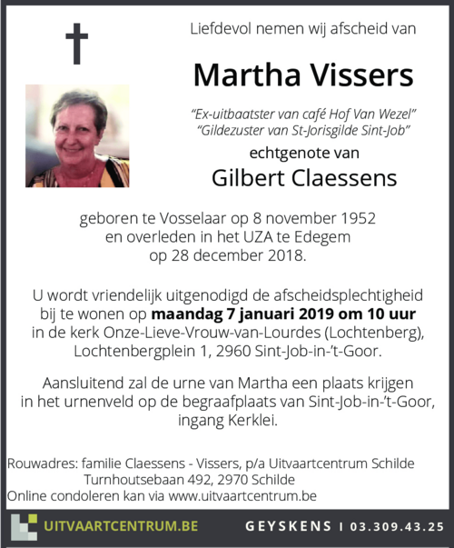 Martha Vissers