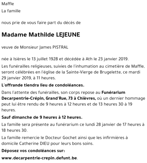 Mathilde LEJEUNE