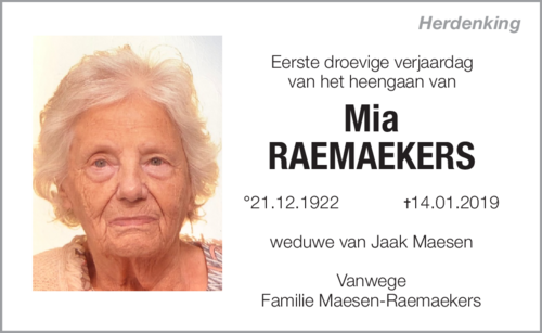 Mia Raemaekers
