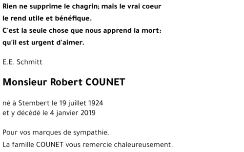 Robert COUNET